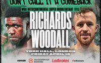 Lerrone Richards bid to become a two-time world is postponed steed woodall boxrec wiki ibo carlos gongora channel 5 what time start