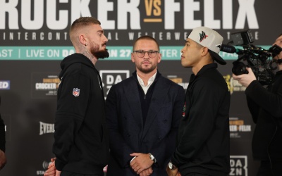 Lewis Crocker vs Jose Felix press conference quotes tyrone mckenna fight time date tv channel undercard predictions preview who wins betting odds oddschecker latest bets dazn