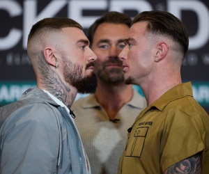 Lewis Crocker vs Paddy Donovan press conference quotes boxrec matchroom boxing irish conah walker fight highlights predictions andy lee billy nelson trainers dazn