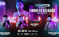 2016 Olympian Lindolfo Delgado will make Top Rank debut against Salvador Briceno on Inoue-Dasmarinas card