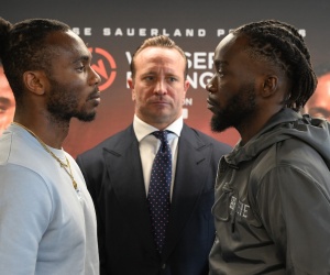 Linus Udofia always knew he and Denzel Bentley would cross paths wasserman boxing "Now we get to find out who’s the better fighter" boxrec ringwalk times live stream links betting odds