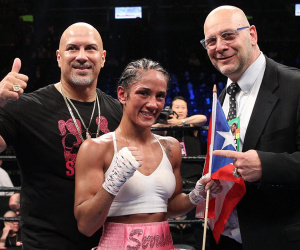 Promoter Lou DiBella convinced that a female superstar to rival the quality of Muhammad Ali will emerge during his lifetime claressa shields katie taylor Amanda Serrano