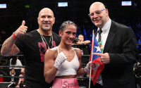 Promoter Lou DiBella convinced that a female superstar to rival the quality of Muhammad Ali will emerge during his lifetime claressa shields katie taylor Amanda Serrano