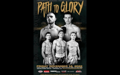 Louie Lopez vs Adrian Gutierrez headlines “Path to Glory” card boxrec fight time date tv channel how to watch oddschecker latest betting odds bets live stream