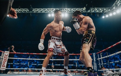 Long live the King: The Conqueror Luis Alberto Lopez KOs Michael Conlan to retain IBF featherweight crown nick ball boxrec watch full fight highlights wiki amateur professional career record world rankings belfast boxing