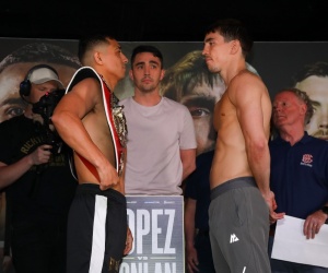 Luis Alberto Lopez vs Michael Conlan weights running order and ringwalk times bt sport espn+ Nick Ball Ludumo Lamati boxrec anthony cacace Damian Wrzesinski Pierce O'Leary Alin Florin Ciorcerii frank warren
