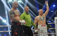  Lukasz Rozanski knocks out Artur Szpilka in the first round who wins predictions youtube highlights clip watch WBC International bridgerweight title belt Rzeszowm