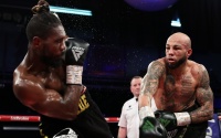 Lyndon Arthur defeats Boris Crighton to become mandatory for the IBO World light-heavyweight title opponent watch fight highlights pat barrett trainer coach gym yarde rematch