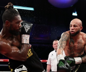 Lyndon Arthur defeats Boris Crighton to become mandatory for the IBO World light-heavyweight title opponent watch fight highlights pat barrett trainer coach gym yarde rematch