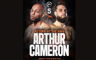 ‘Return of the King’ - Lyndon Arthur aims to bounce back from Bivol defeat against Liam ‘Cannonball’ Cameron on June 21 wasserman boxing channel 5 how to watch boxrec wiki drugs ban cocaine nicky jenman friday tickets