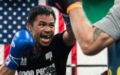 Manny Pacquiao says that Yordenis Ugas is only a champion because the WBA handed him his belt: “Now, we have to settle it inside of the ring”