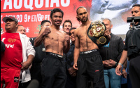 Manny Pacquiao vs Keith Thurman - Official weights and running order