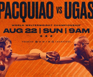 Manny Pacquiao vs Yordenis Ugás Star-studded undercard announced Robert Guerrero and Víctor Ortiz Mark Magsayo boxrec title fights Julio Ceja