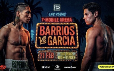 Mario “El Azteca” Barrios previews WBC title defence to Ryan Garcia boxrec full fight card how to watch time start ringwalks uk dazn ppv price cost
