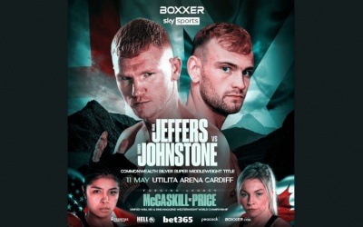 Unbeaten English and Scottish champions Mark Jeffers and Darren Johnstone collide for the Commonwealth Silver super-middleweight title may 11 saturday oddschecker betting odds boxrec ringwalks