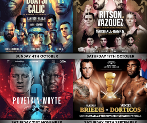 Matchroom announce packed Autumn schedule featuring Dillian Whyte vs Alexander Povetkin and Joshua Buatsi