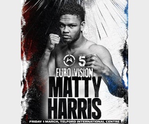 Renewed and recharged trainer highlights watch Matty Harris is ready to get back in the ring on March 1 in Telford defeat heavyweight loss channel 5 ringwalks boxrec Dave Coldwell