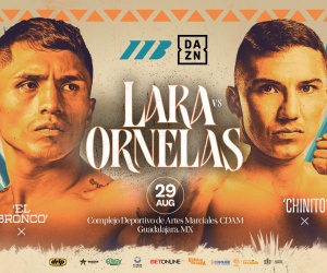 Bronco is back Mauricio Lara headlines in all-Mexican match vs Carlos Ornelas leigh wood highlights fights rematch weight what happened josh warrington ko knockout drugs ped matchroom