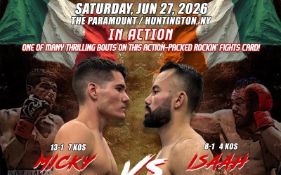 Micky Scala vs Zay Flaherty offers Rockin' Fights 54 an Italian-Irish throwback fight star boxing tickets the paramount how to watch tv channel boxrec wiki