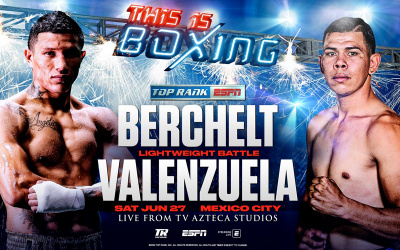 Miguel Berchelt vs Eleazar Valenzuela top rank fight results report live espn how to watch who wins betting odds preview predictions