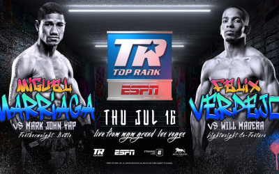Miguel Marriaga vs Mark John Yap and Felix Verdejo vs Will Madera double-header set for July 16