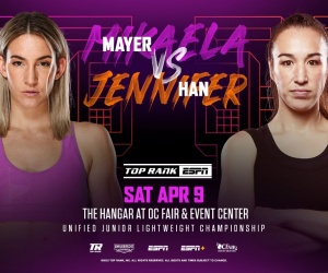 WBO/IBF unified junior lightweight world champion Mikaela Mayer vs Jennifer Han set for April 9 showdown tickets california what is socal short for oddschecker