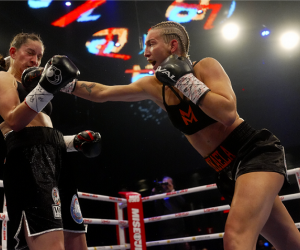 Canada High: Mikaela Mayer wins unified super-welterweight crown Mikaela Mayer becomes a triple champ with victory over Mary Spencer wbc female wiki boxrec wba wbo top world rankings ratings sandy ryan paint