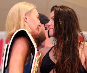 Mikaela Mayer vs Sandy Ryan 2 weigh-in results Mikaela Mayer vs Sandy Ryan 2 weights, running order, ringwalk times, quotes boxrec how to watch espn deportes app