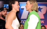 Mikaela Mayer vs Sandy Ryan full fight details first fight rematch who wins expert tips predictions tv channel how to watch betting oddschecker results highlights