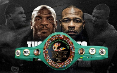 WBC create unique belt to commemorate Mike Tyson vs Roy Jones Jr exhibition