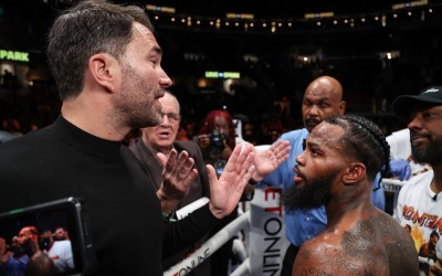 Montana Love disqualified after Steve Spark was lifted over the ropes in the sixth round boxrec eddie hearn rematch watch highlights full fight what next