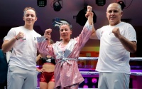 Montserrat Alarcon triumphs over Cecilia Mendoza in the main event of the “Queens of the Ring” show boxrec fight time date tv channel highlights boxer female champions