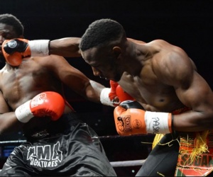 Cruiserweight prospect Muhsin “The Muslim Boxer” Cason Amer Abdallah scores stunning first round knockout over late replacement Lamont Capers boxrec watch full fight highlights