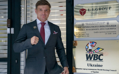 World Boxing Council WBC Mykola Kovalchuk open up in Ukraine representation office cares WBC boxers champions Vitali and Wladimir Klitschko Oleksandr Gvozdyk Oleksandr Usyk Vasyl Lomachenko Victor Postol