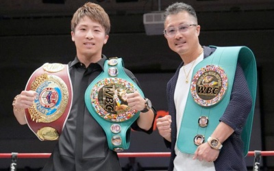 Naoya Inoue reveals future plans with trip to Riyadh imminent shingo father dad next fight date tv channel boxrec wikipedia japan