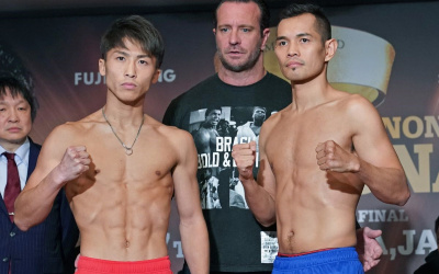 Naoya Inoue and Nonito Donaire weigh in WBSS final