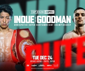 Christmas Eve Carnage: Naoya Inoue to defend undisputed super-bantamweight belts against Sam Goodman December 24 at Tokyo’s Ariake Arena LIVE on ESPN+ boxrec predictions fight preview oddschecker betting odds bets