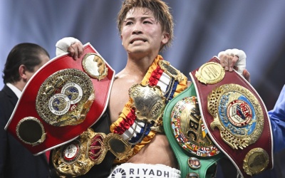 Undisputed super-bantamweight champion Naoya Inoue stops Ye Joon Kim in four boxrec watch full fight highlights who won tokyo japan shingo dad father trainer