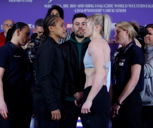 Natasha Jonas vs Lauren Price weights, running order and ringwalk times boxrec ringwalks predictions betting odds sky sports main event boxxer