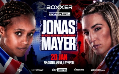 Natasha Jonas will defend IBF welterweight world title Jack Cullen vs Zak Chelli Mikaela Mayer in Liverpool on January 20 live on espn+ how to watch oddschecker bookies favourite wiki miss gb joe gallagher trainer boxrec stats tale of the tape tickets