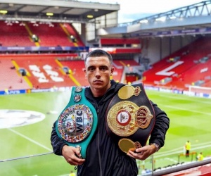 Nick Ball defends WBA featherweight belt with brutal KO results oddschecker angelo leo world rankings champion rey vargas paul stevenson frank warren promoter liverpool