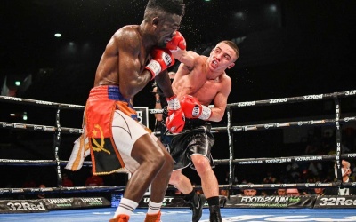 Nick Ball retains WBC Silver featherweight title and becomes first man to ever stop Nathanael Kokololo watch highlights tv channe bt sport boxrec next fight nathaniel collins british title paul stevenson