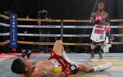 O’Shaquie Foster stops Miguel Roman at the Wild Card in LA result report highlights who won boxrec watch youtube full fight ko reel