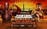 O’Shaquie Foster and Muhammadkhuja Yaqubov clash in WBC super-featherweight world title eliminator boxrec fight time date tv channel dubai probellum tockets
