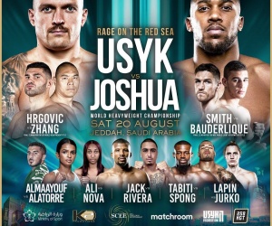 World Title Eliminators added to Usyk-Joshua card