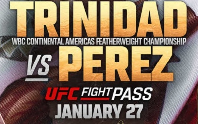 Undefeated rising featherweight star Omar Trinidad and cross-town rival Jose ‘El Mudo’ Perez headlines Hollywood Fight Nights in January wbc continental americas boxrec hot to watch oddschecker tickets livestream links tv channel
