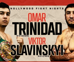 Unbeaten featherweight Omar Trinidad to defend WBC Continental Americas title to Viktor Slavinskyi