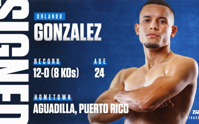 Orlando “Zurdo de Oro” Gonzalez Top Rank