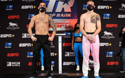 Oscar Valdez vs Jayson Velez running order and weights