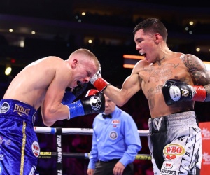 Oscar Valdez stops Liam Wilson in seven to capture WBO Interim super featherweight world title boxrec figt highlights full resuts live reports next chhampion